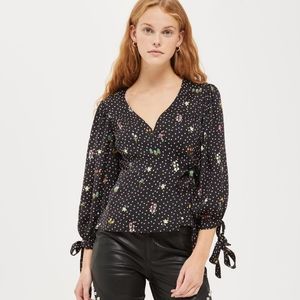 Topshop satin top